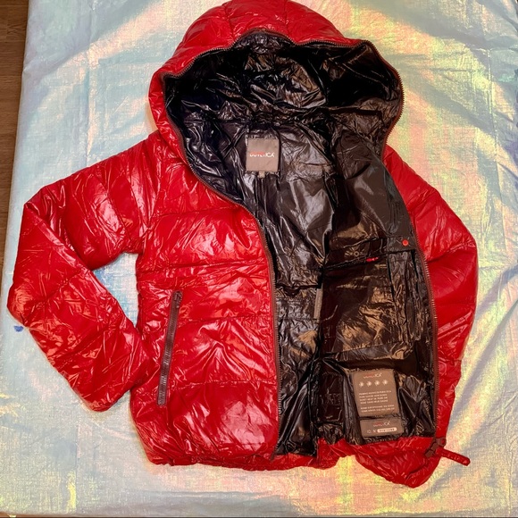 Hooded down goose coat by Duvetica - Picture 2 of 9